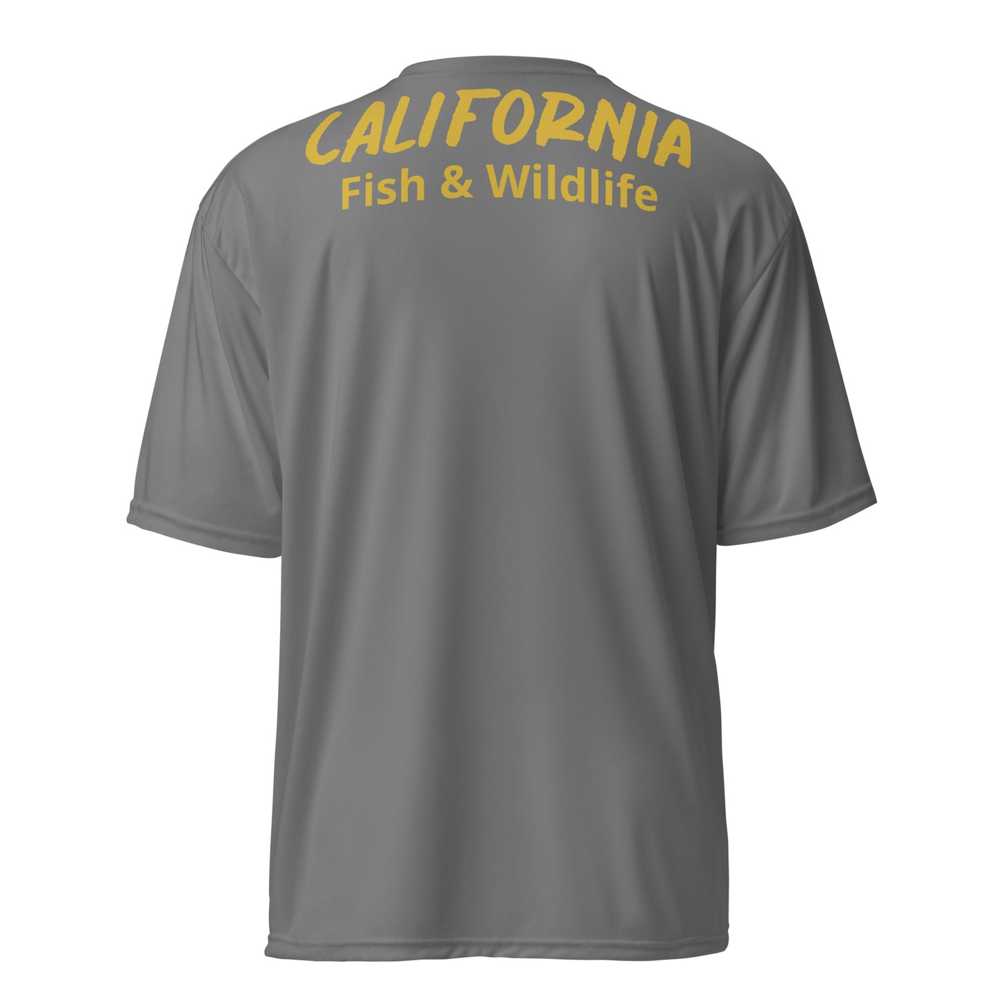 Largemouth CDFW Unisex performance crew neck t-shirt