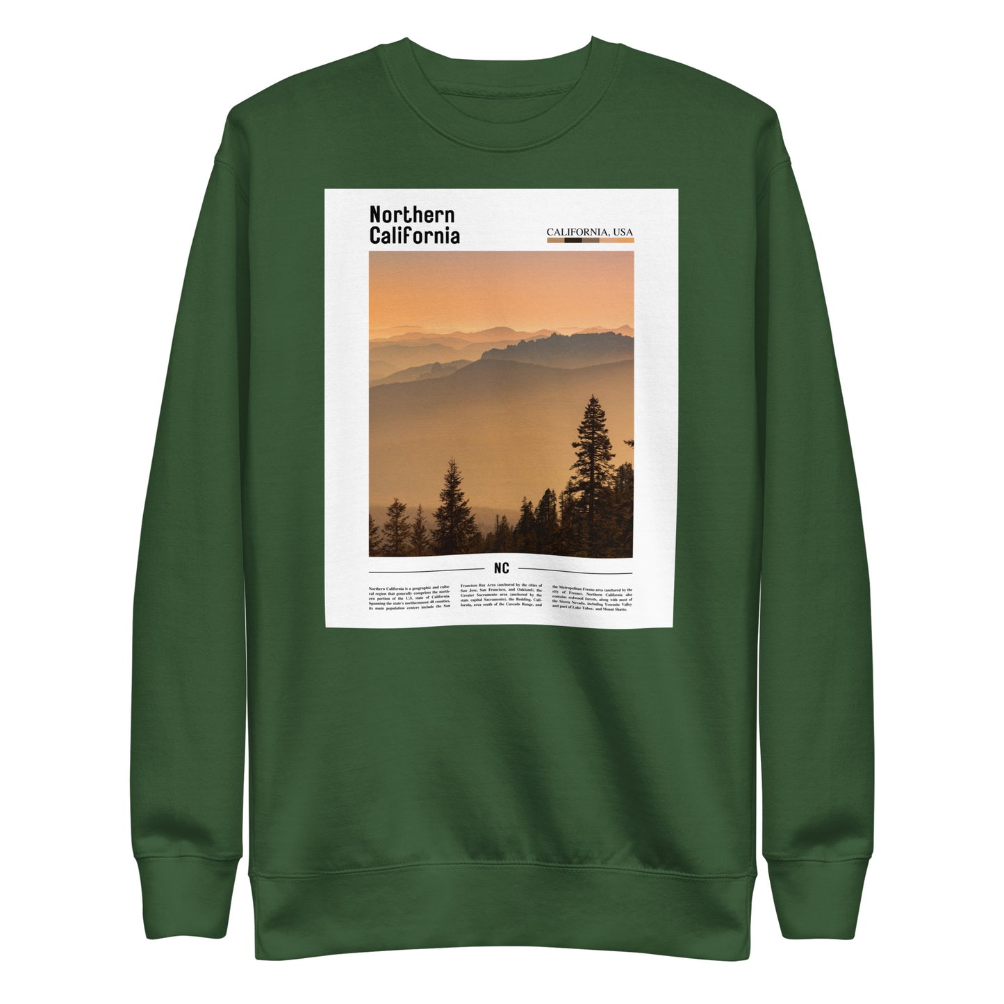 Northern California Unisex Premium Sweatshirt