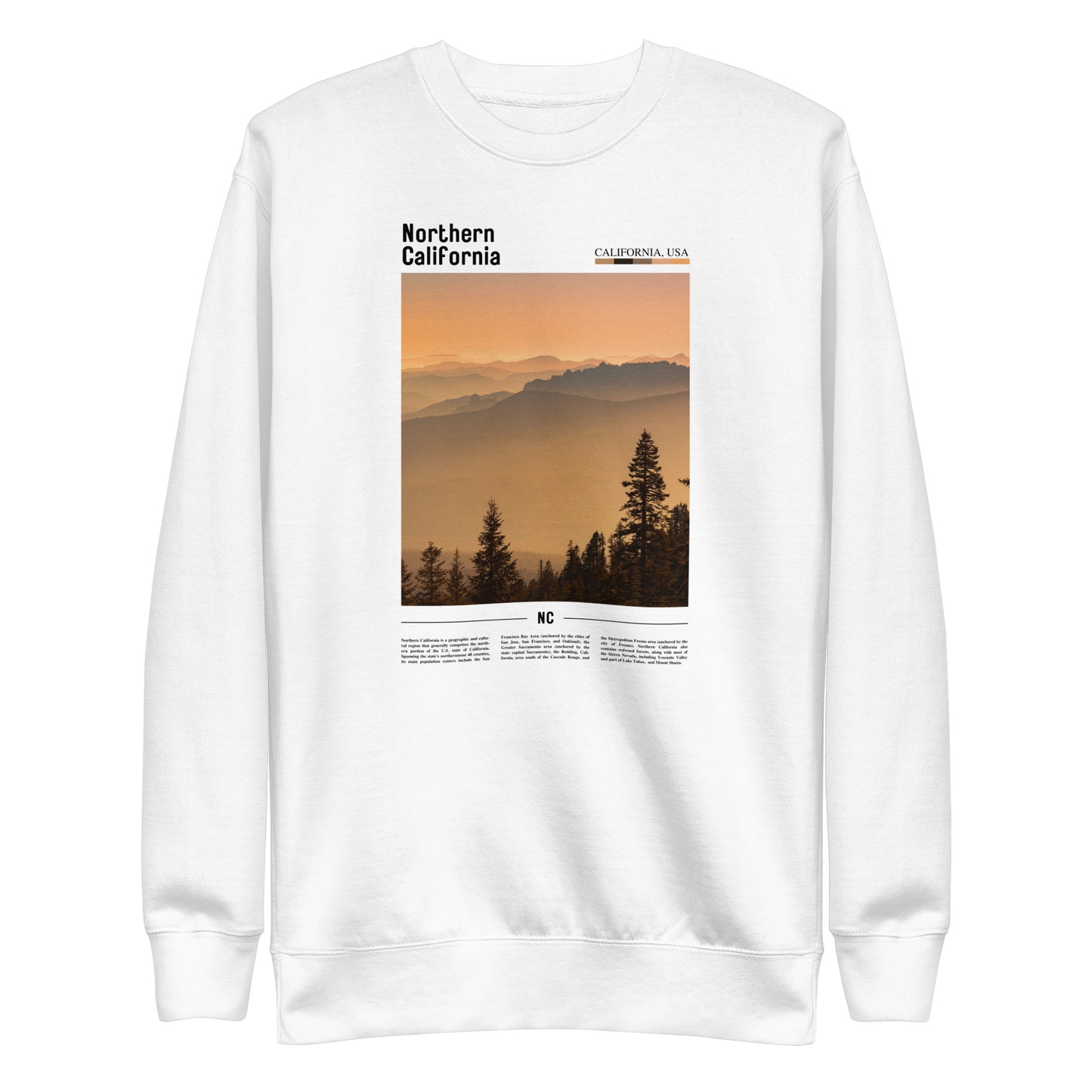 Northern California Unisex Premium Sweatshirt