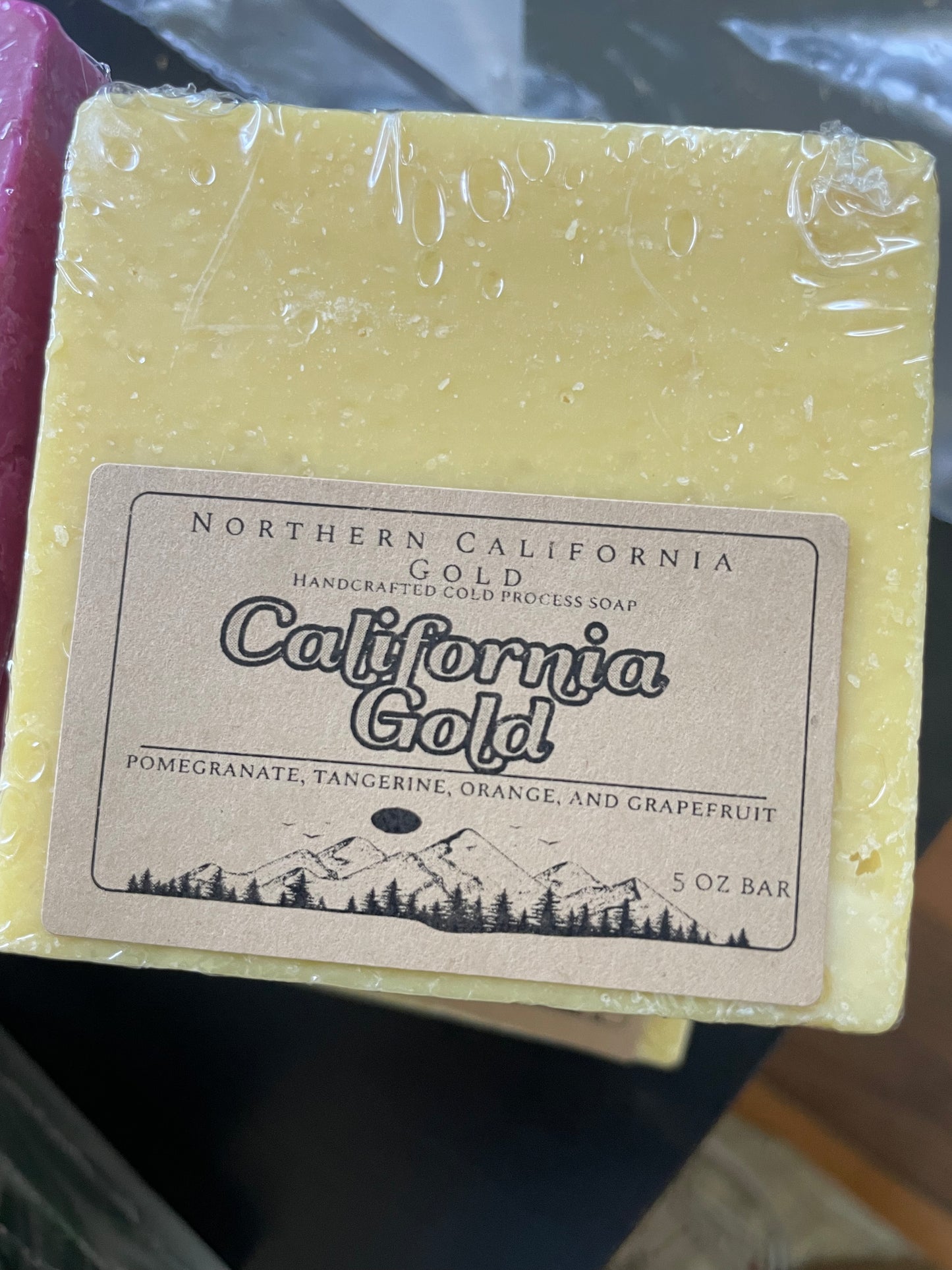 California Gold soap bar